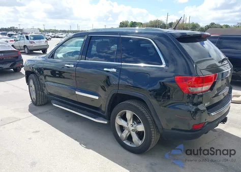 2013 Jeep Grand Cherokee Overland z USA, uszkodzony, nr VIN 1C4RJECT7DC533801